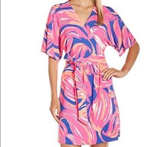 Lilly Pulitzer Amoritta Wrap Dress Plume Bloom